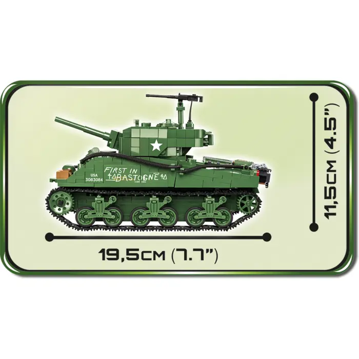 COBI Sherman M4A3E2 Jumbo, construction toy scale 1:35