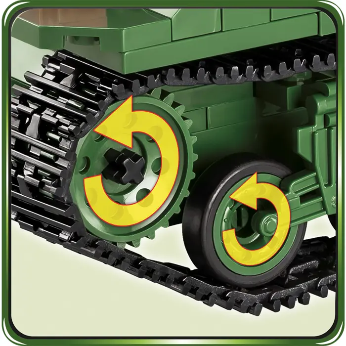 COBI Sherman M4A3E2 Jumbo, construction toy scale 1:35