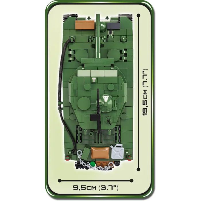 COBI Sherman M4A3E2 Jumbo, construction toy scale 1:35