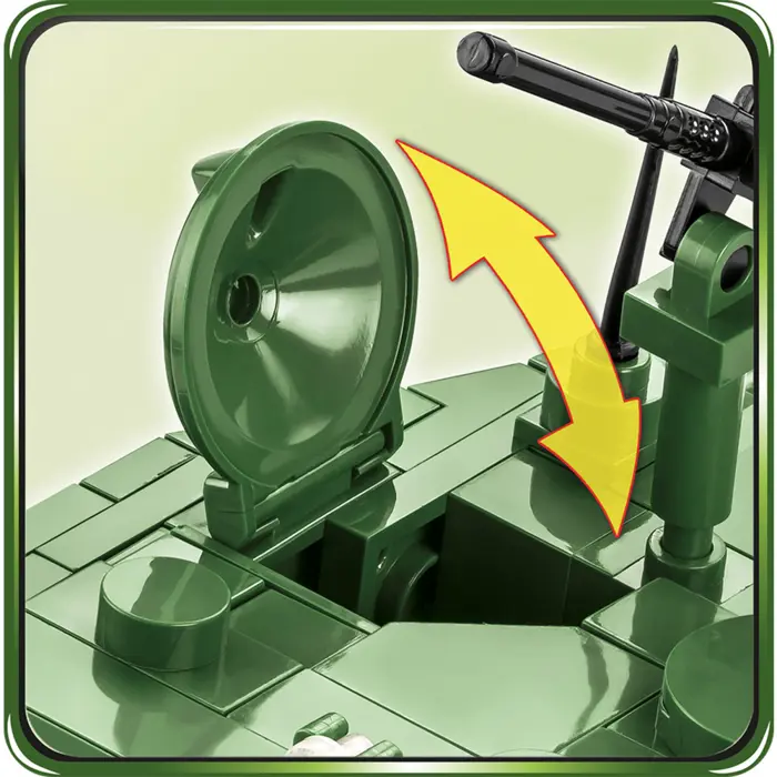 COBI Sherman M4A3E2 Jumbo, construction toy scale 1:35