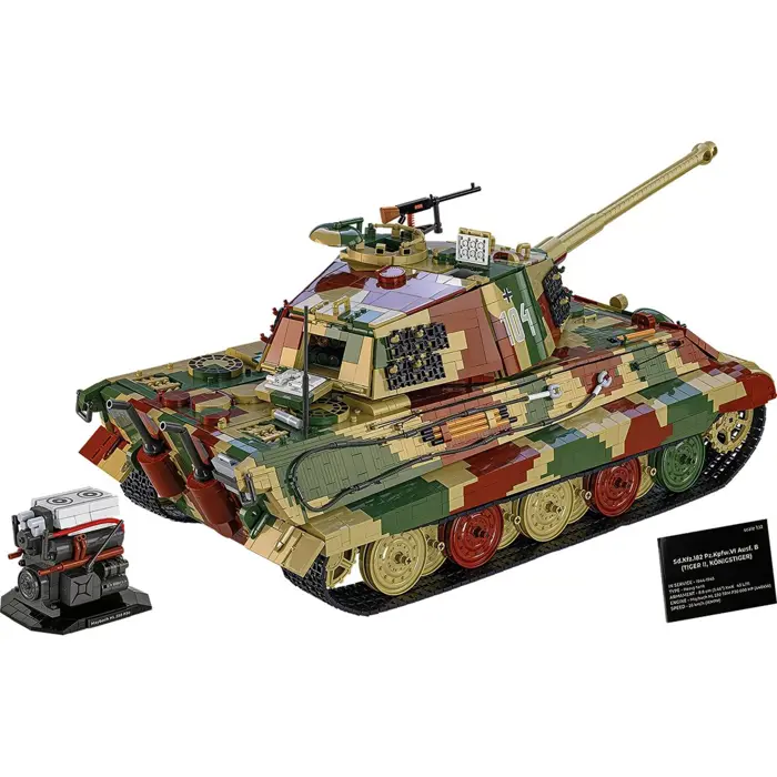 COBI Tiger II King Tiger, construction toy scale 1:12