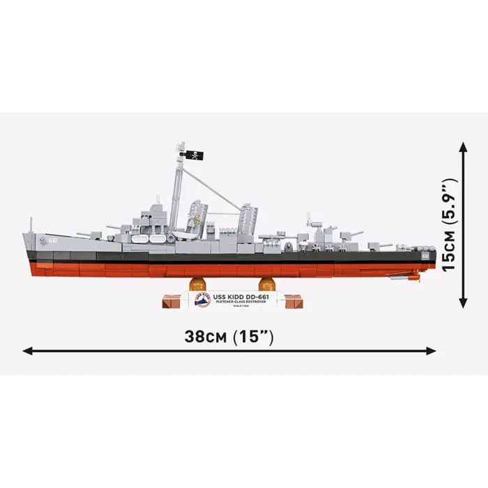 COBI USS Kidd DD-661