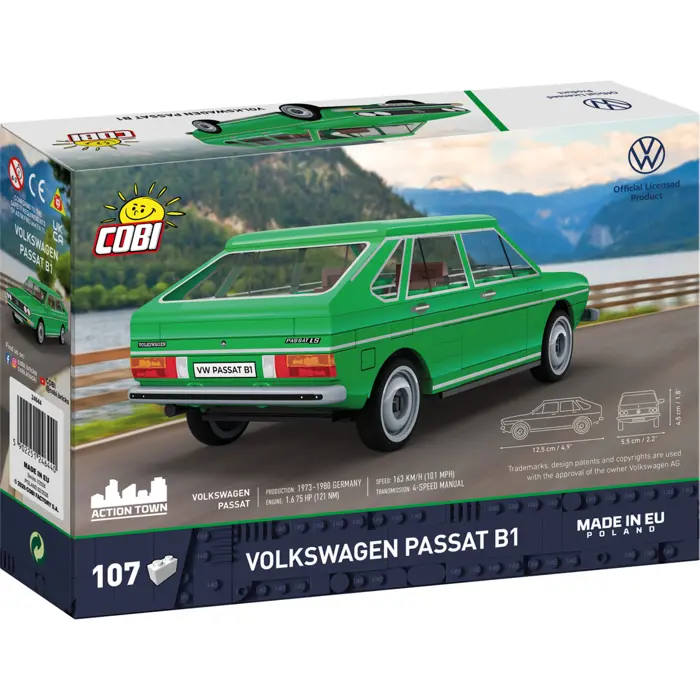 COBI Volkswagen Passat B1 (green, scale 1:35)