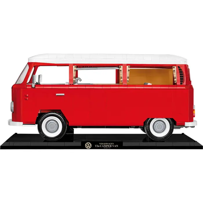 COBI Volkswagen T2a Camper Van Executive Edition, construction toy red/white, scale 1:12