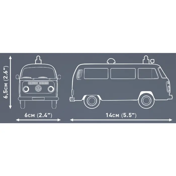 COBI Volkswagen T2b Ambulance (grey, scale 1:35)
