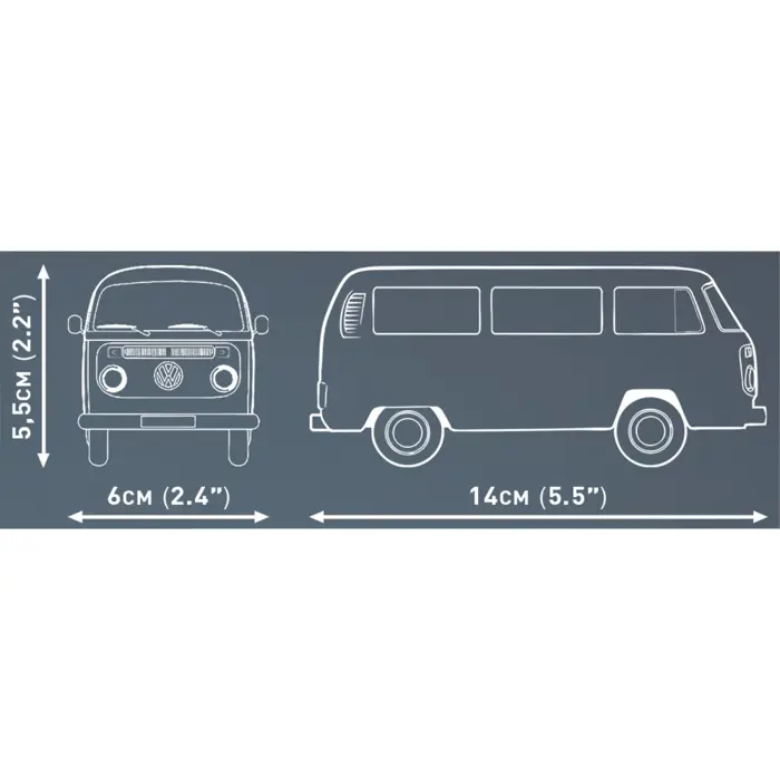 COBI Volkswagen T2b Bus (orange, scale 1:35)
