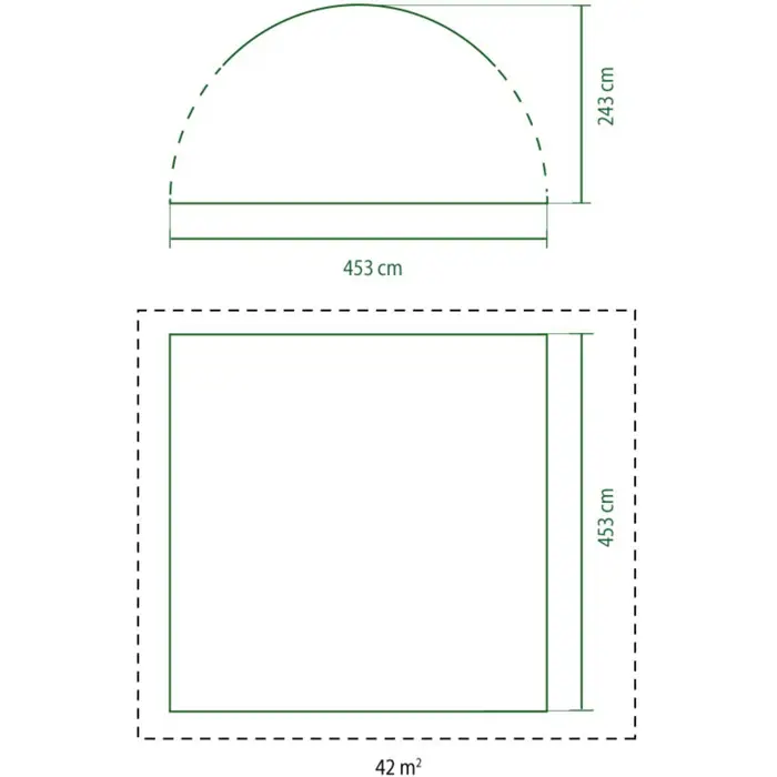 Coleman Event Dome Shelter XL, 4.5 x 4.5m, gazebo (light blue/grey)