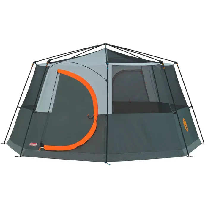Coleman Octagon 8 Orange dome tent (orange/grey, model 2024)