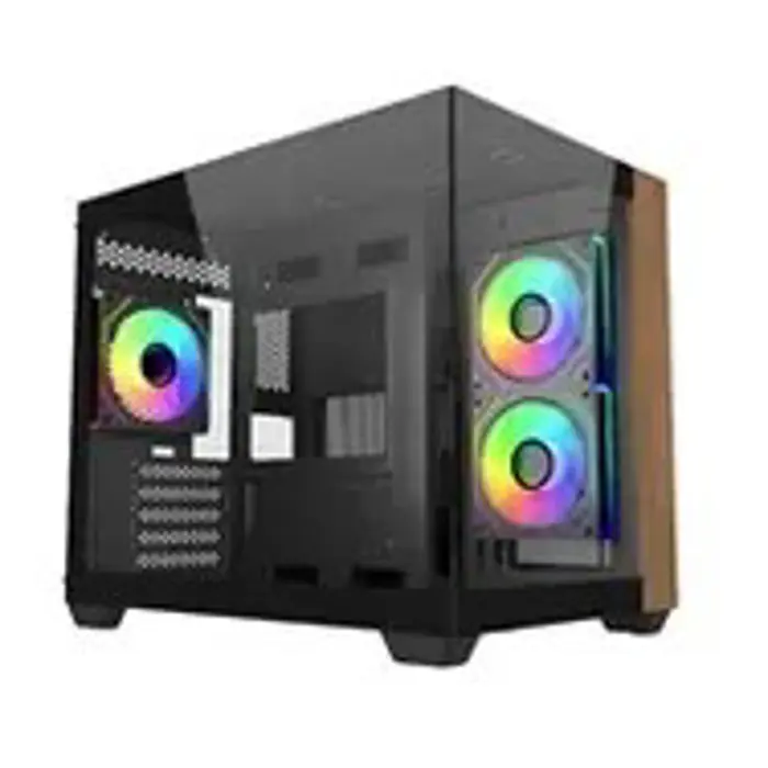 Cooler Master Elite 481 Wood Mini Tower Black