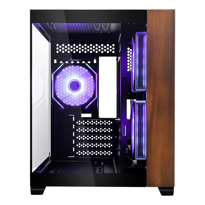 Cooler Master Elite 481 Wood Mini Tower Black