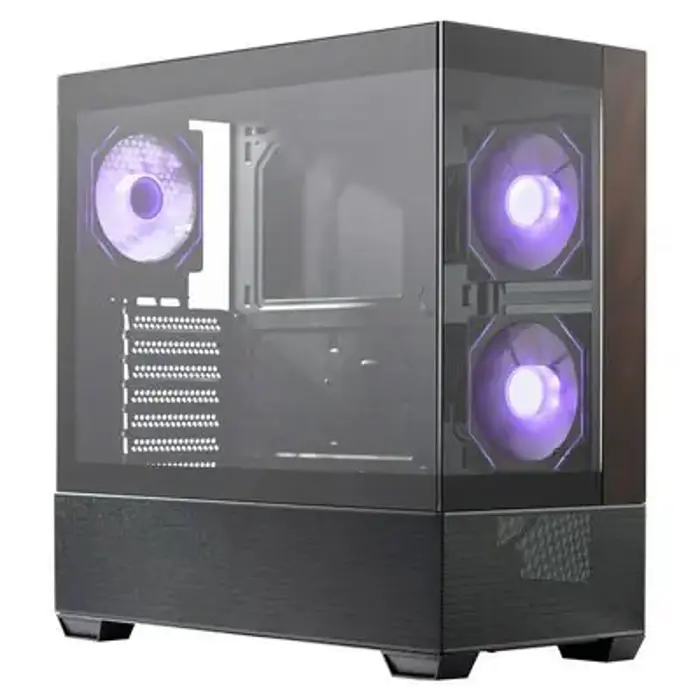 Cooler Master Elite 690 Wood Midi Tower Black