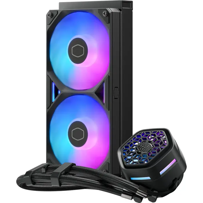 Cooler Master MasterLiquid 240 Atmos II VRM Fan ARGB, water cooling black