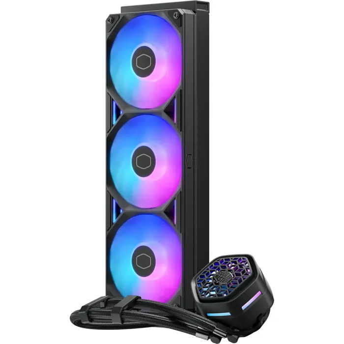 Cooler Master MasterLiquid 360 Atmos II VRM Fan ARGB, water cooling black