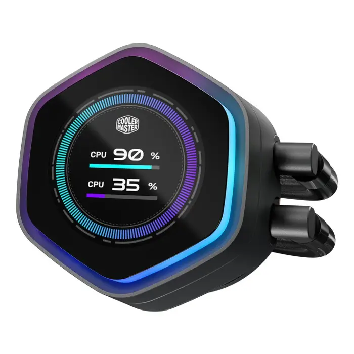 Cooler Master MasterLiquid Atmos II 240 LCD Black Processor Liquid cooling kit 12 cm 1 pc(s)