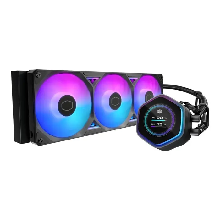 Cooler Master MasterLiquid Atmos II 360 LCD Black Processor Liquid cooling kit 12 cm 1 pc(s)