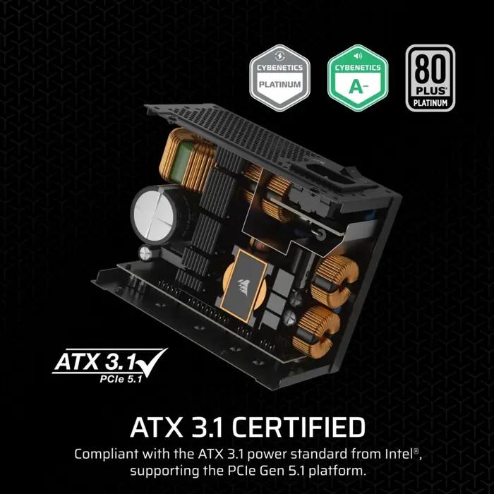 Corsair CP-9020256-EU power supply unit 850 W 24-pin ATX ATX Black