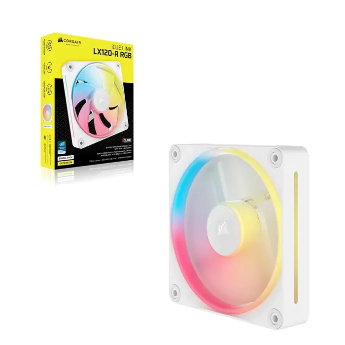Corsair iCUE LINK LX120-R RGB Computer case Fan 12 cm White 1 pc(s)