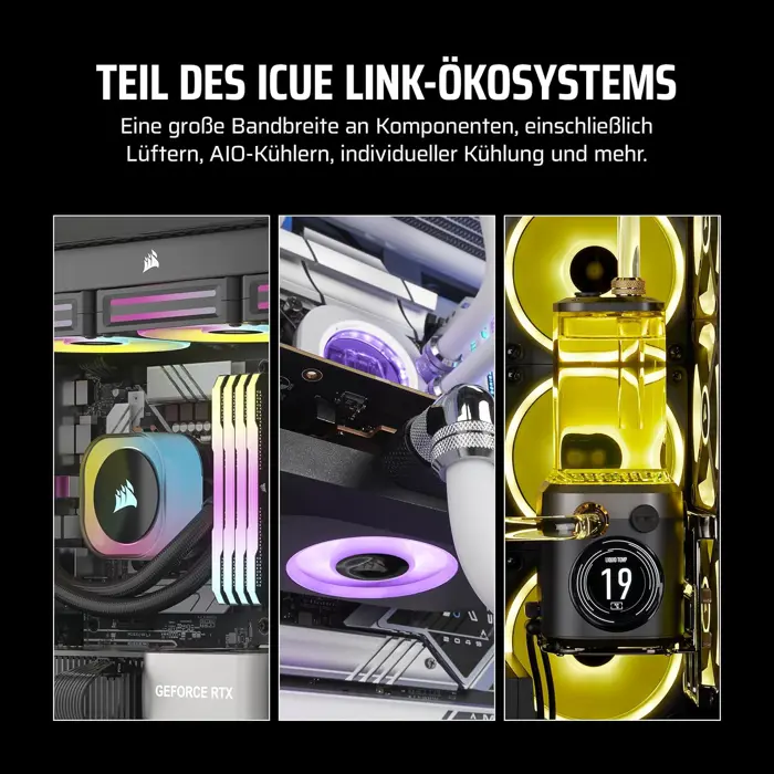 Corsair iCUE Link LX120-R RGB, PWM Lüfter - 120mm, black-CO-9051049-WW