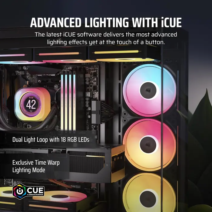 Corsair iCUE Link LX140-R RGB, PWM Lüfter - 140mm, black-CO-9051051-WW