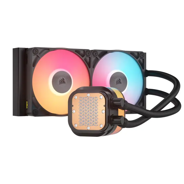 Corsair iCUE LINK TITAN 240 RX LCD Processor Air cooler 12 cm Black 1 pc(s)