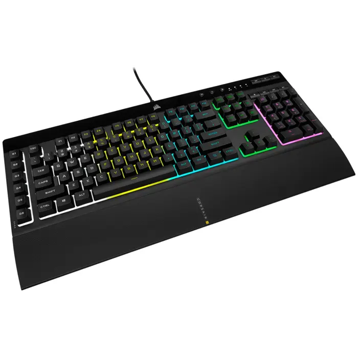 Corsair K55 RGB PRO keyboard Gaming USB QWERTZ German Black
