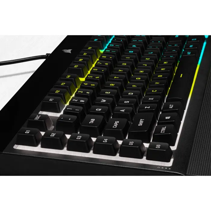 Corsair K55 RGB PRO keyboard Gaming USB QWERTZ German Black