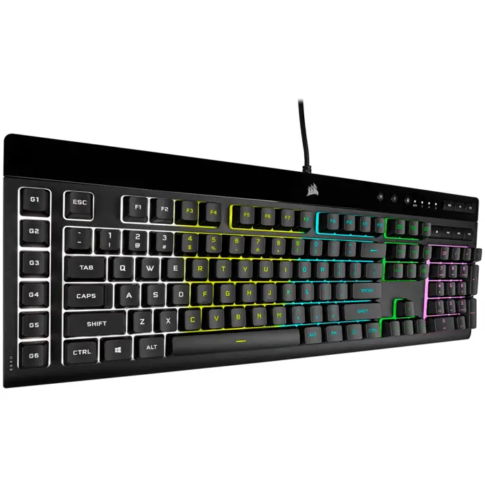 Corsair K55 RGB PRO keyboard Gaming USB QWERTZ German Black