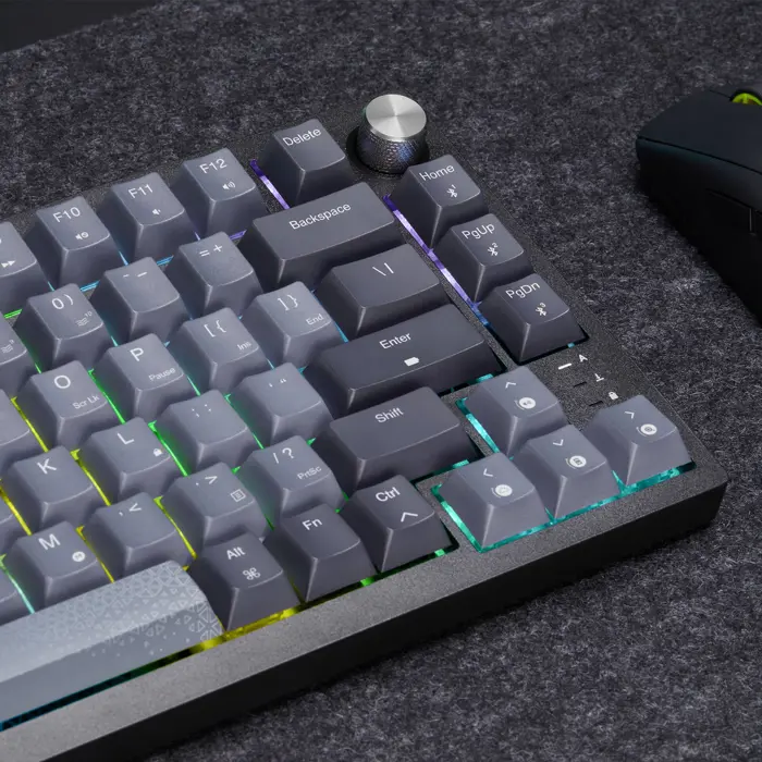 Corsair K65 Plus Wireless TKL Gaming Tastatur, TKL (75%), Corsair MLX Fusion – black, ISO (DE)-CH-91D441F-DE