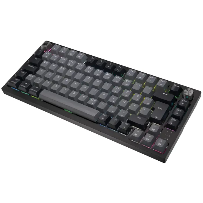 Corsair K65 Plus Wireless TKL Gaming Tastatur, TKL (75%), Corsair MLX Fusion – black, ISO (DE)-CH-91D441F-DE