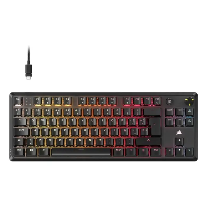 Corsair K70 CORE TKL | Tenkeyless Mechanical Gaming Keyboard | Wired | NA | Black | 0.973 g | MLX RED