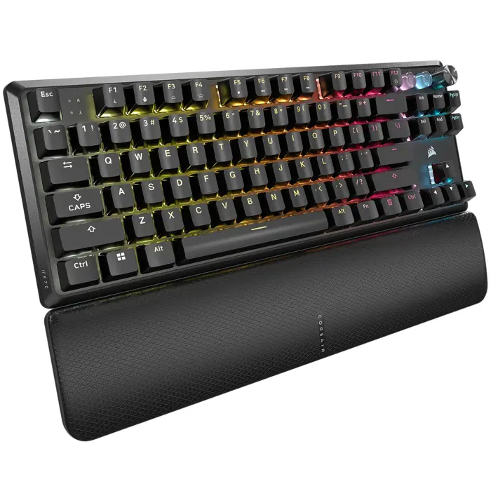 Corsair K70 Pro TKL Gaming Tastatur, TKL-Tastatur (80%), Corsair MGX – black, ISO (DE)-CH-911911G-DE