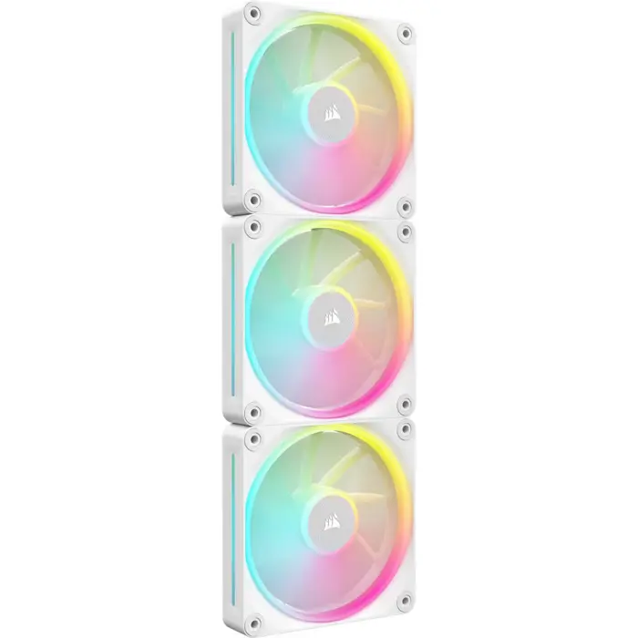CORSAIR LĂĽfter 120*120*25 LX120 RGB iCUE Link White Triple