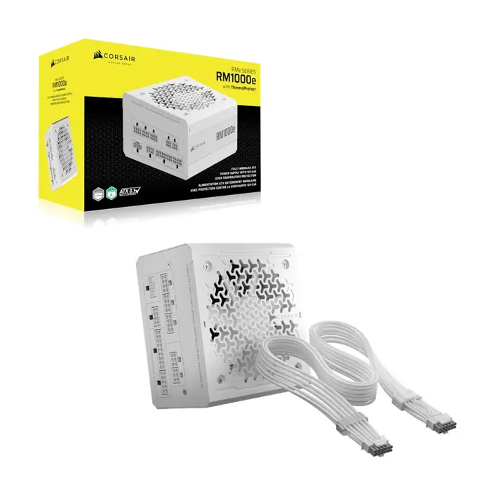 Corsair RM Series RM1000e power supply unit 1000 W 24-pin ATX ATX White