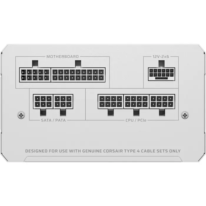 Corsair RMe Series RM850e power supply unit 850 W 20+4 pin ATX ATX White
