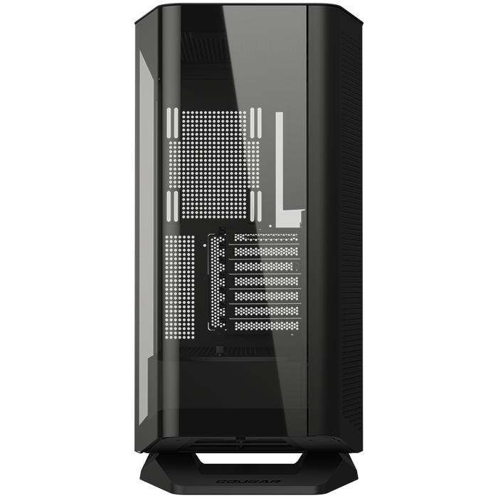 COUGAR | FV270 Black | PC Case | Mid tower / Tempered, Curved Glass Perimeter / Quick Detachable Air Filters / Up to 9 Fans (1x120mm RGB Preinstalled) / Black