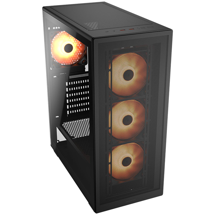 COUGAR MX220 RGB PC Case, Mid Tower, Black