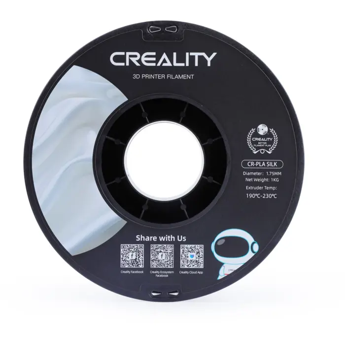 Creality CR-Silk PLA Filament Gold, 3D filament (1 kg, 1.75 mm, on roll)