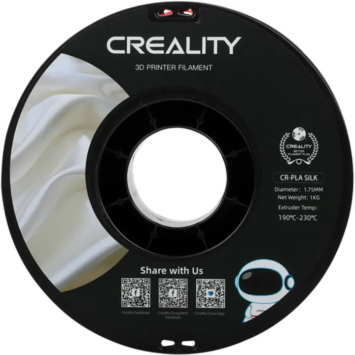Creality CR-Silk PLA Filament Gold/Red, 3D Filament (1 kg, 1.75 mm, on a roll)