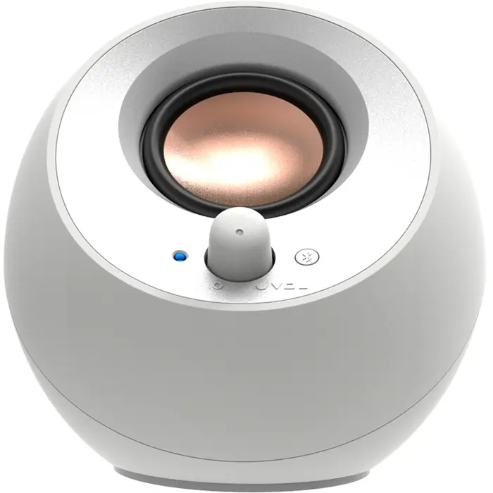 Creative Pebble V3, PC speakers (white, Bluetooth, USB-C, jack)