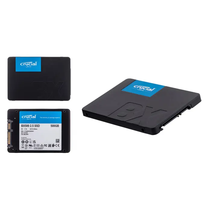 Crucial BX500 500GB 3D NAND SATA 2.5" SSD