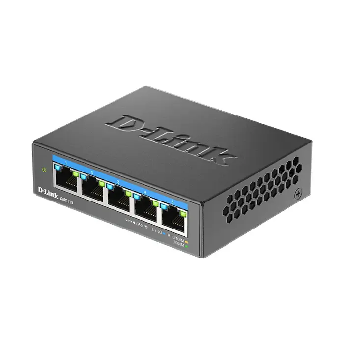 D-Link 5-Port 2.5G Multi-Gigabit Desktop Switch