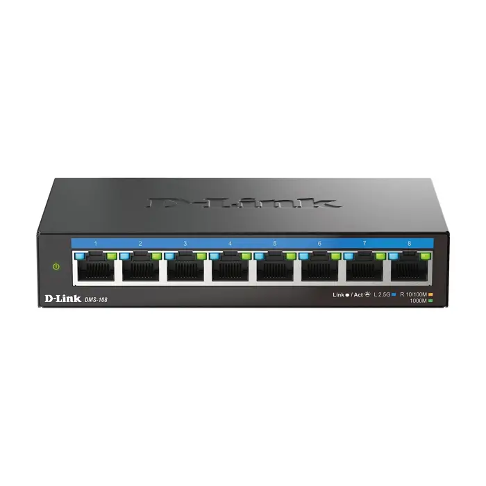 D-Link 8-Port 2.5G Multi-Gigabit Desktop Switch