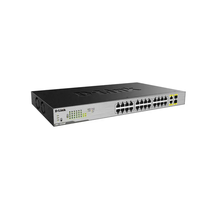 D-Link DGS-1026MP network switch Unmanaged Gigabit Ethernet (10/100/1000) Power over Ethernet (PoE) Black, Grey