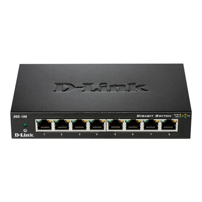 D-LINK DGS-108/E 8-port Gigabit Switch