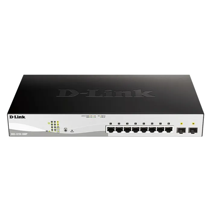 D-Link DGS-1210-10MP/E network switch Managed L2/L3 Gigabit Ethernet (10/100/1000) Power over Ethernet (PoE) Black
