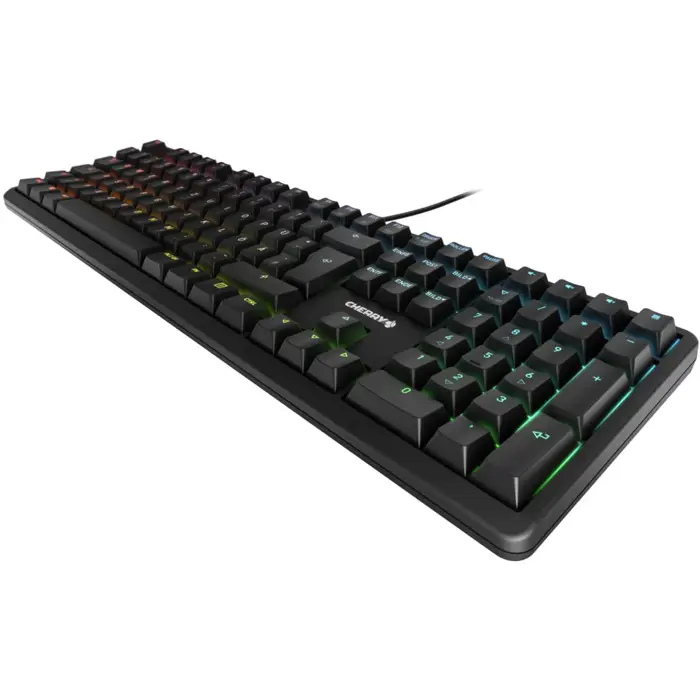 DE layout - CHERRY G80-3000N RGB, Keyboard (black, CHERRY MX Silent Red)