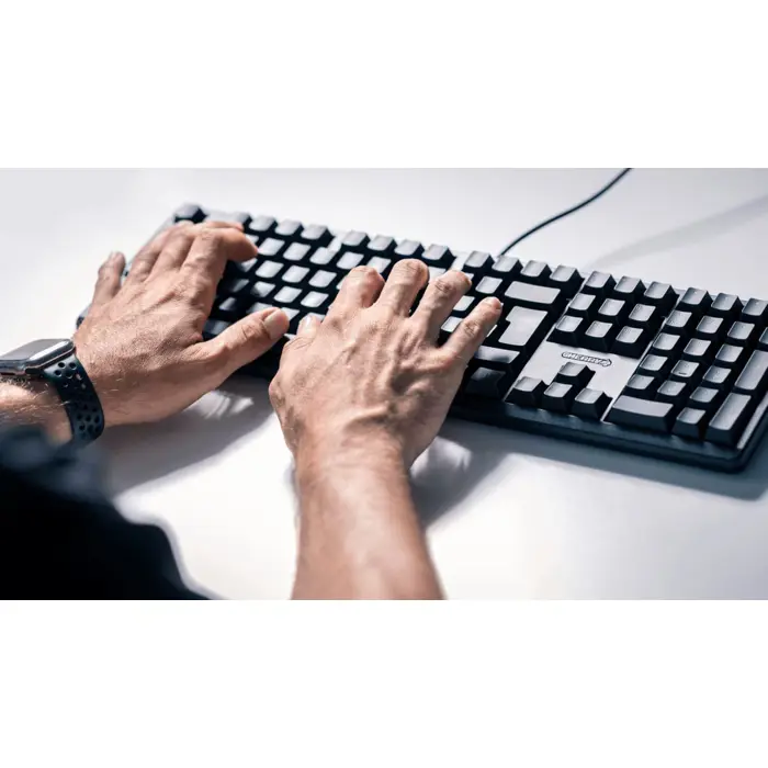 DE layout - CHERRY G80-3000N RGB, Keyboard (black, CHERRY MX Silent Red)