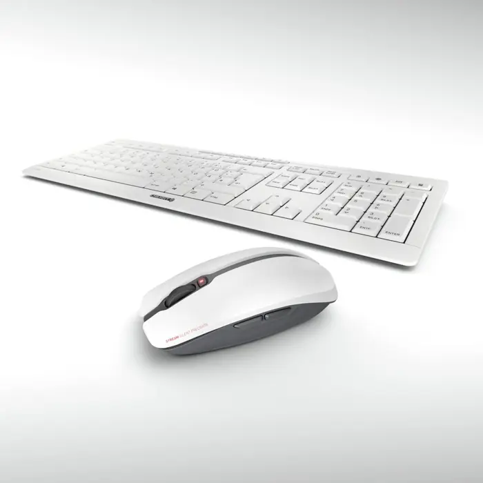 DE layout - CHERRY STREAM DESKTOP, desktop set (grey, SX scissor technology)