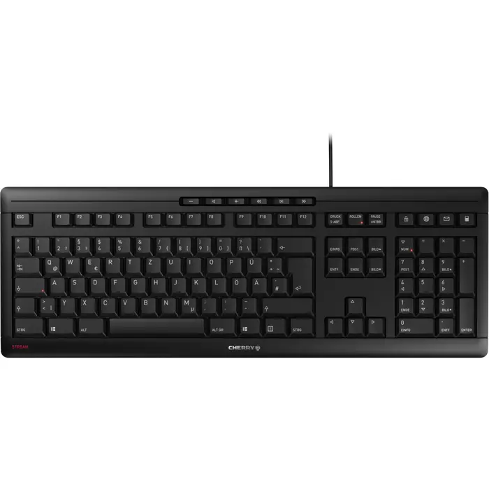 DE Layout - Cherry STREAM Keyboard black U