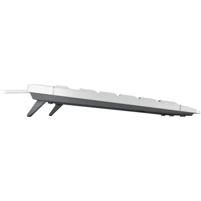 DE layout - CHERRY STREAM KEYBOARD TKL, keyboard (white/grey, SX scissor technology)